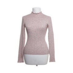 New Look | Lichtroze ribgebreide top met kraagdetails