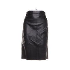 Vero Moda | Zwarte leren midi-rok