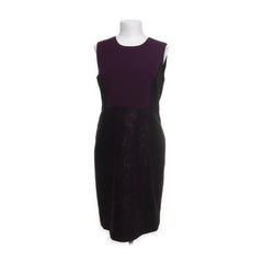 Calvin Klein | Paarse mouwloze kokerrok jurk