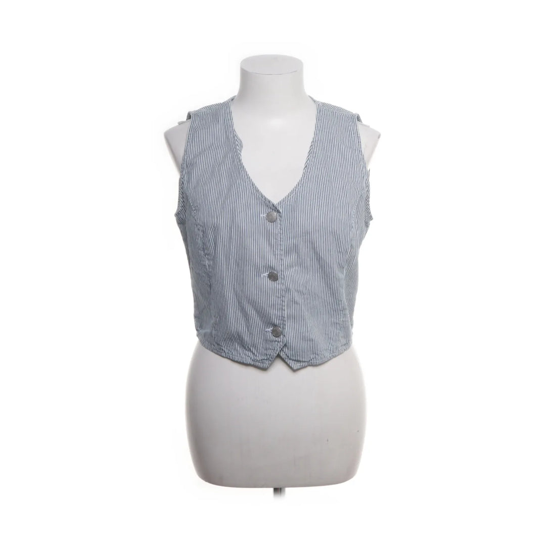 Wit, Blauw - Kostuumgilet