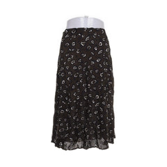 Stories | Zwarte bloemenprint rok