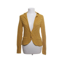 Dagmar | Mosterdgele gebreide blazer