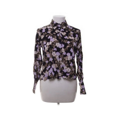 Second Female | Paarse bloemenprint blouse
