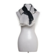 Cream | Blauw, Wit - Sjaaltje