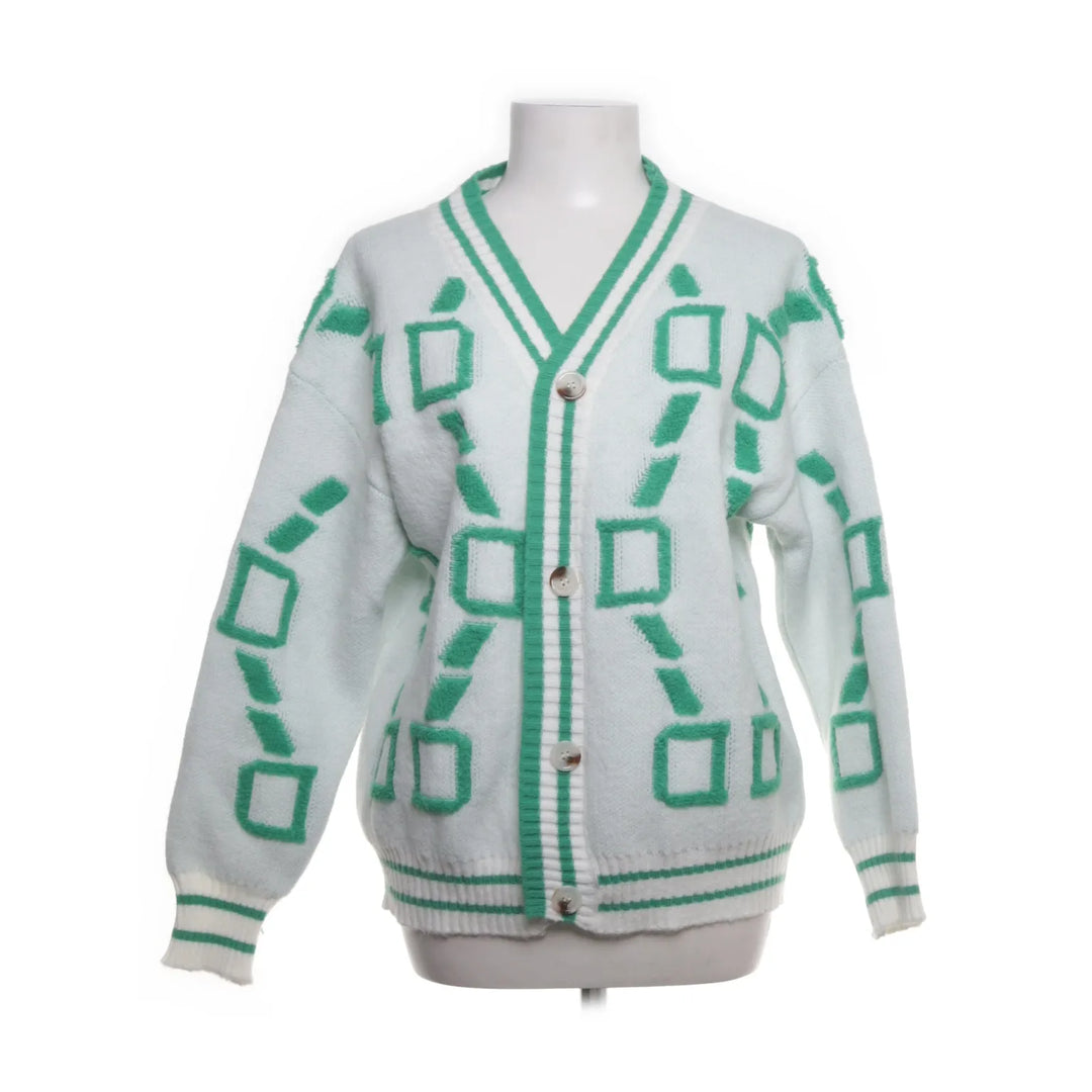 Wit, Groen - Cardigan