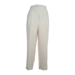 Rue de Femme | Crèmekleurige Rechte Broek