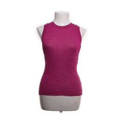Massimo Dutti | Paarse Mouwloze Ribtrui