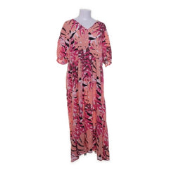 Soyaconcept | Roze Bloemenprint Maxi-jurk