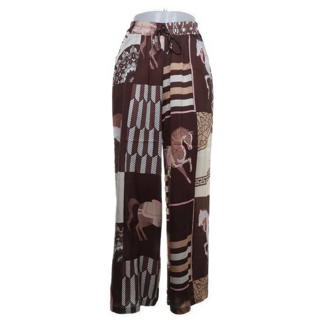 Bruin, Meerkleurig - Palazzo broek