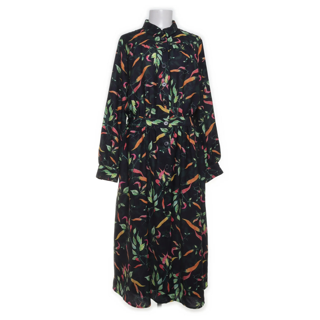 Miljuschka by Wehkamp | Zwart, Meerkleurig - Blousejurk