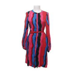 Fabienne Chapot | Roze, Blauw, Zwart - Jurk