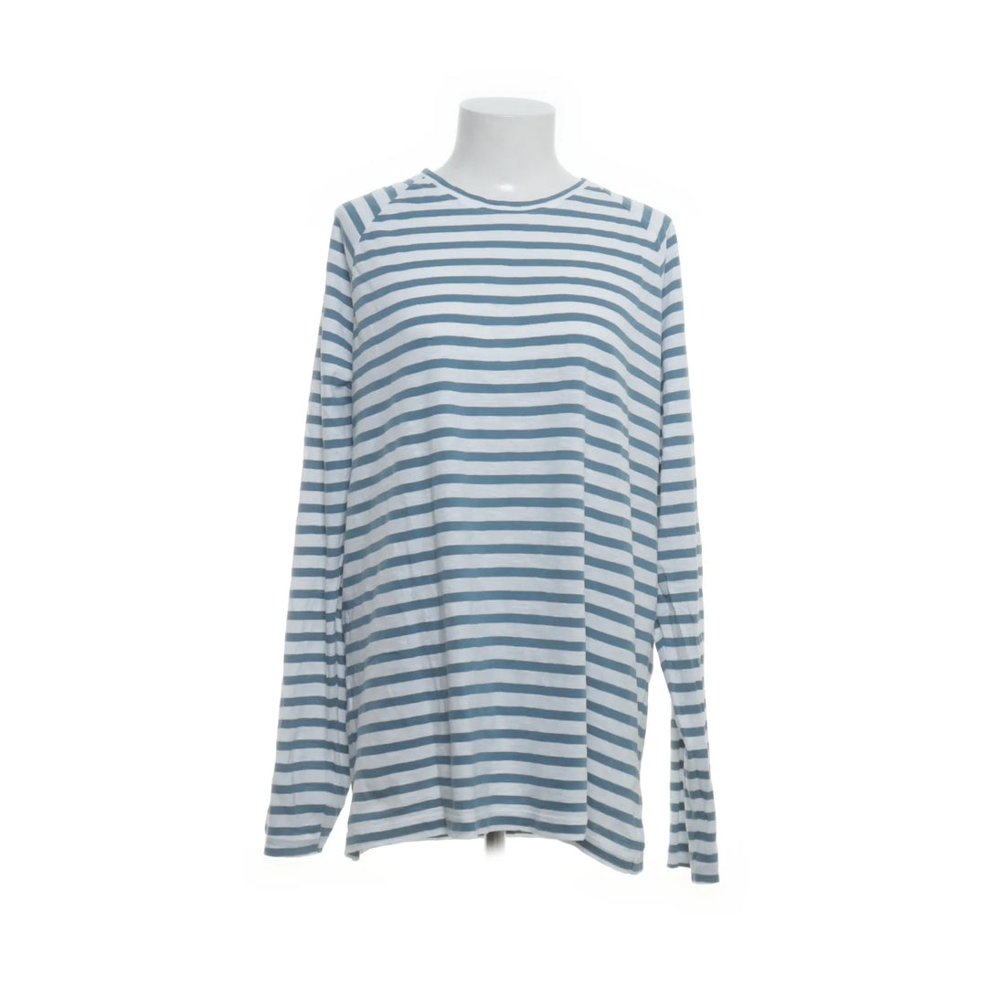 Nudie Jeans | Blauw, Wit - Lange mouwen shirt