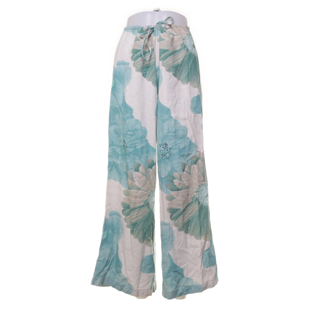 B.Young | Turquoise, Meerkleurig - Palazzo broek
