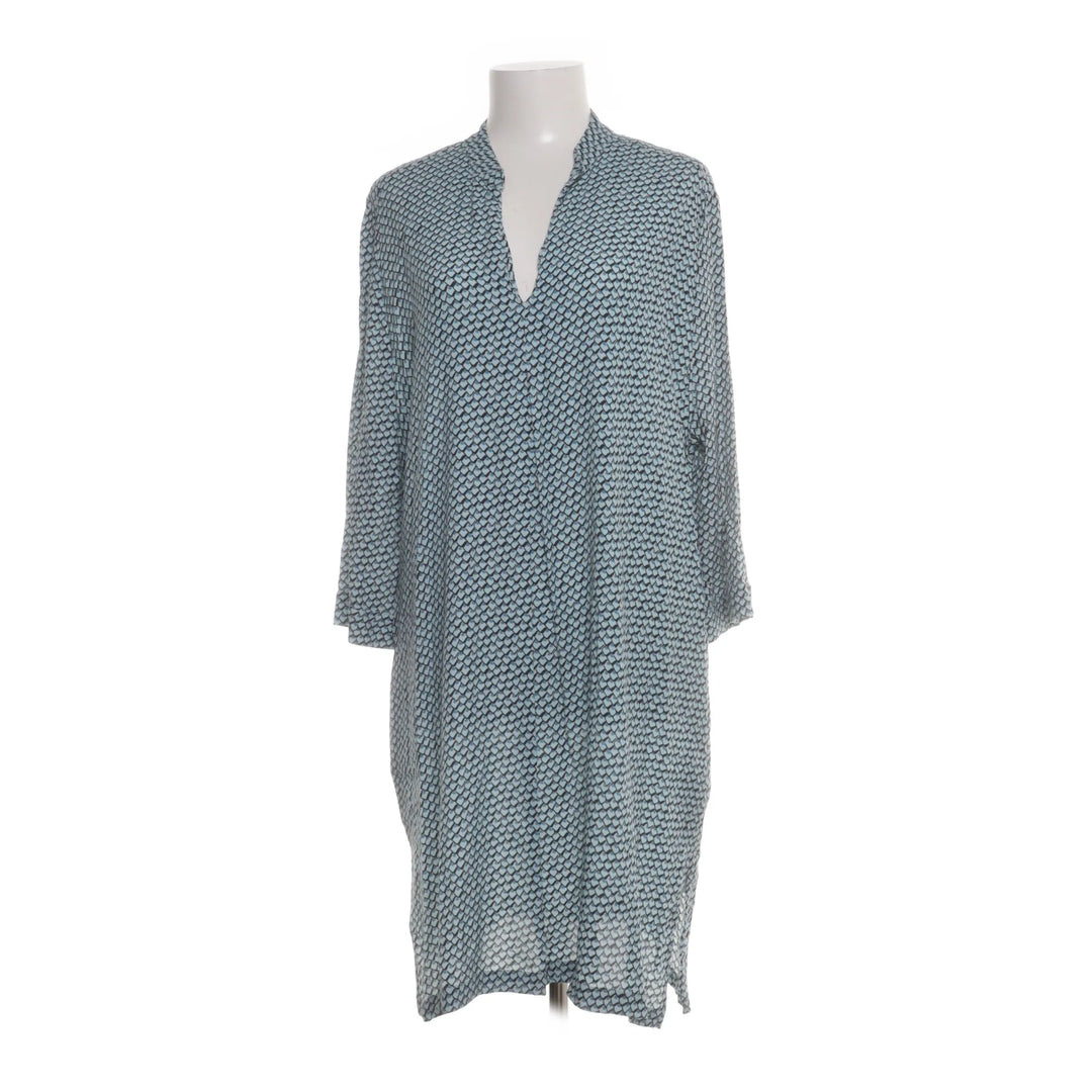 Ulla Popken | Blauw, Meerkleurig - Jurk