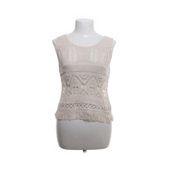 Guess | Beige Gehaakte Mouwloze Top