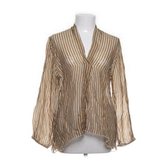 Stand | Beige, Wit - Blouse
