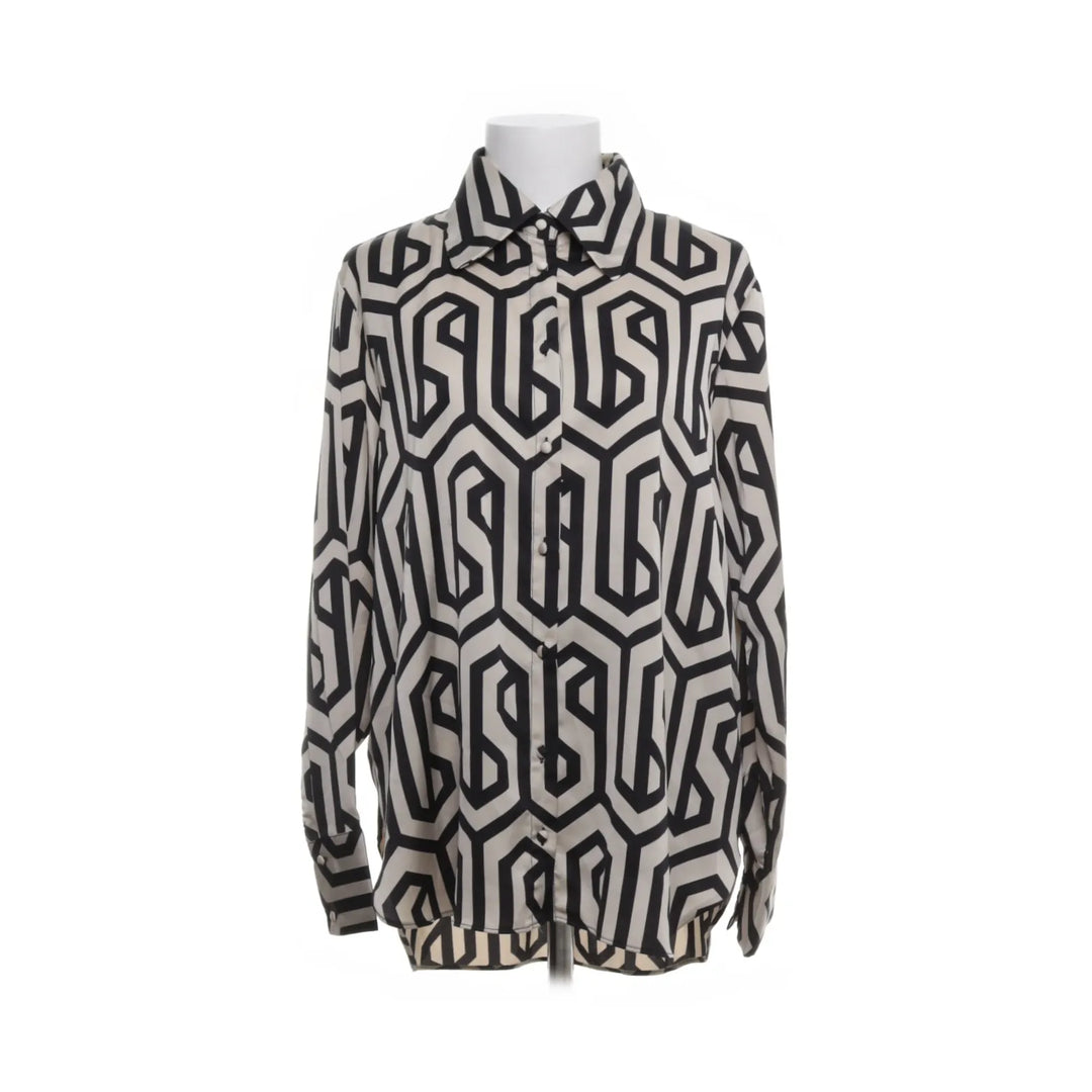 Amisu | Beige, Zwart - Shirt