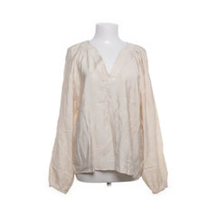 Selected Femme | Beige V-hals blouse