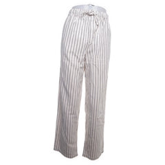 Boii | Gestreepte Witte Loungepantalon