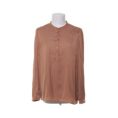 Saint Tropez | Bruine zijden blouse