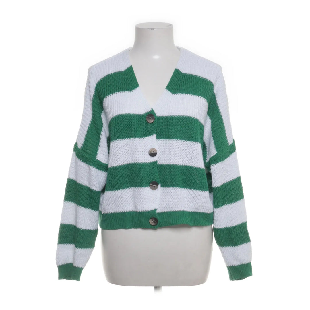 Sublevel | Groen, Wit - Cardigan