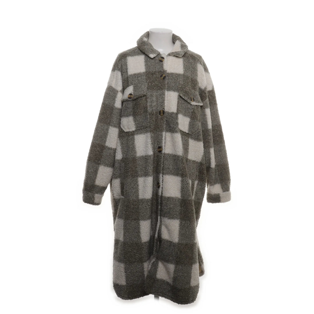 Gina | Groen, Wit - Jas