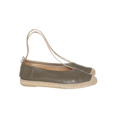 Kanna | Grijze espadrille ballerina's