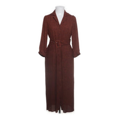 Selected Femme | Bruine Maxi Shirt Jurk