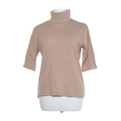 Lager 157 | Beige coltrui met korte mouwen