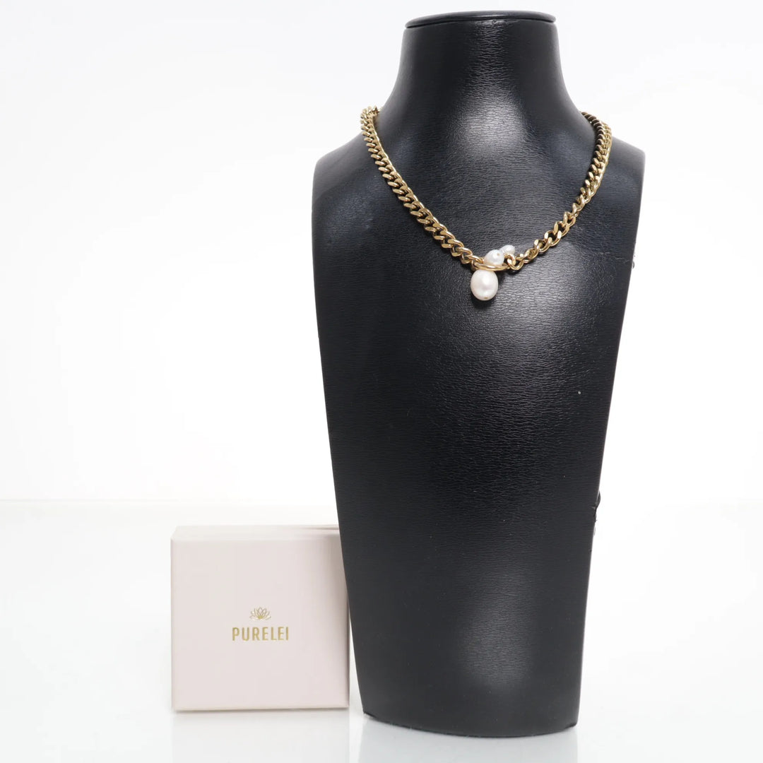 Purelei | Goud, Wit - Ketting