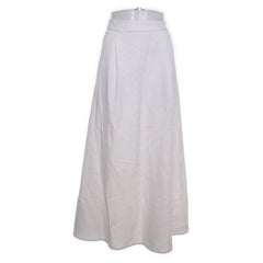 Panda Eyes | Wit - Maxi rok