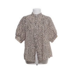 BoeBou | Beige Luipaardprint Blouse