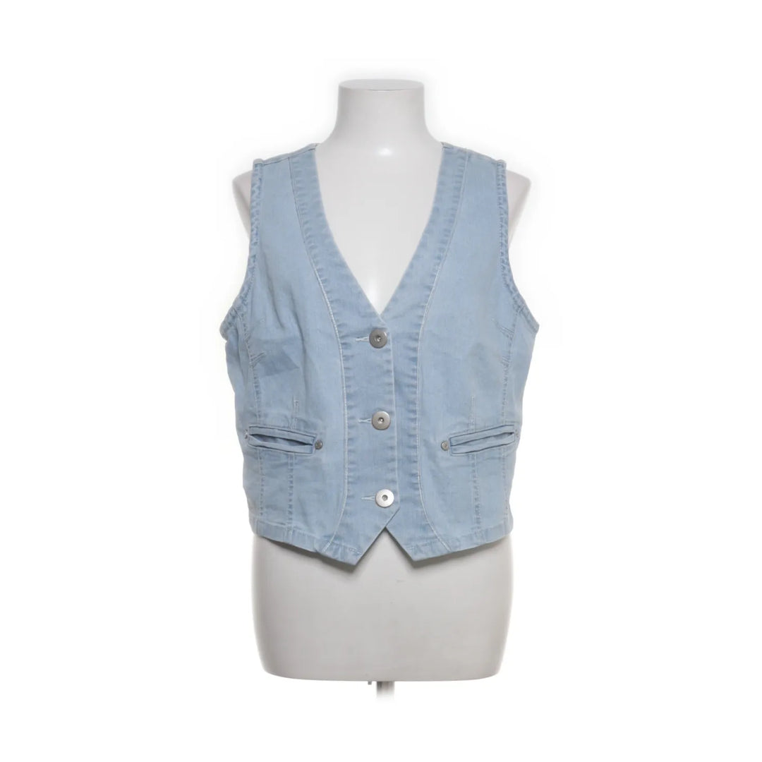 Olivia. | Blauw - Spijker gilet