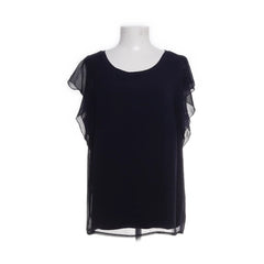 Street One | Zwarte chiffon vlindermouw top