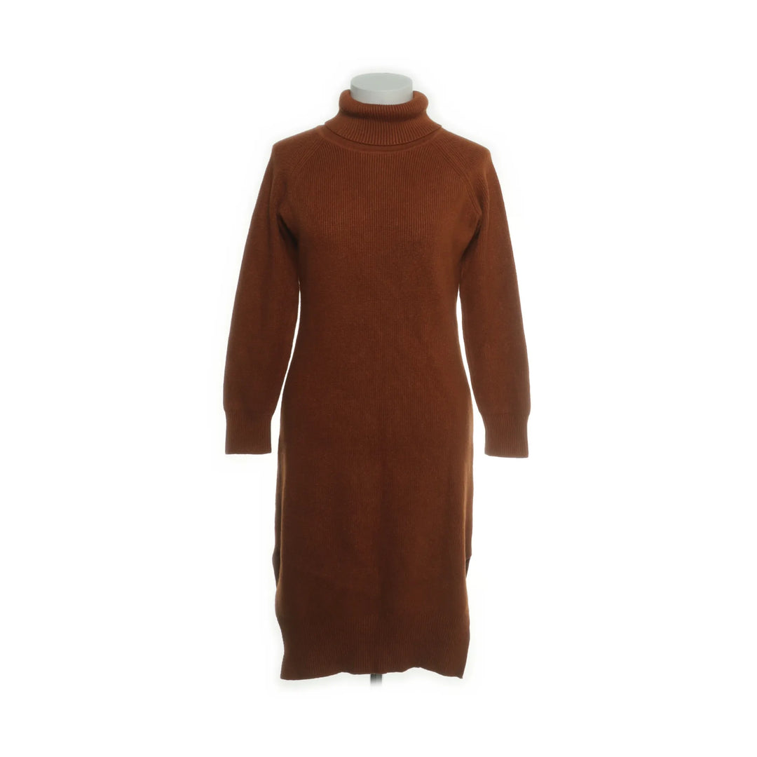 Bruin - Jurk met col