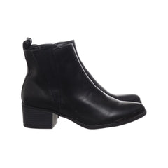 Alley | Zwarte Leren Chelsea Laarsjes