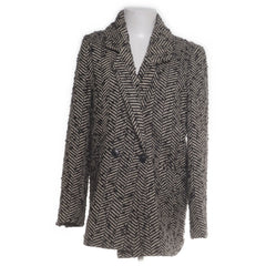 Mango | Beige, Zwart - Erwt jas