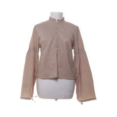 Noa Noa | Beige blouse met wijde mouwen