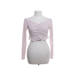 Bik Bok | Roze Geplooide Crop Top