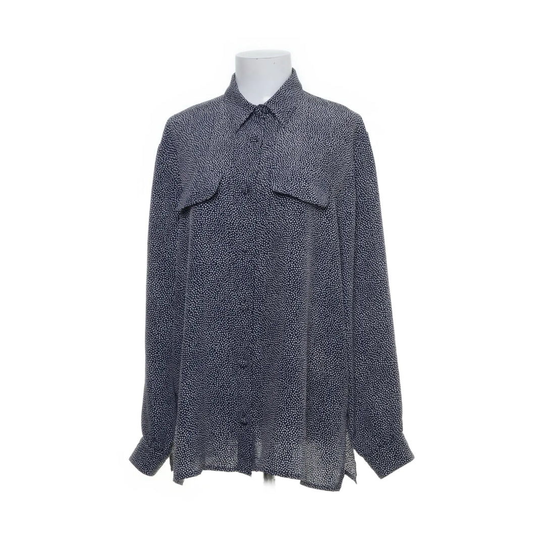 Primavera | Blauw, Wit - Blouse