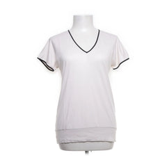 Marc Cain | Wit V-hals T-shirt