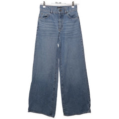 Massimo Dutti | Lichtblauwe Wijde Spijkerbroek