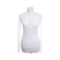 Na-KD | witte longsleeve met knoopjes