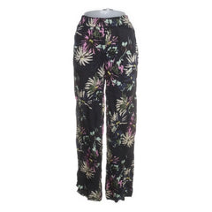 Scotch & Soda | Zwarte bloemenprint broek