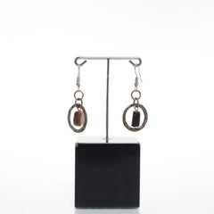 Asymmetrische Metalen Oorbellen