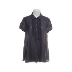 Cop Copine | Donkere Gerimpelde Blouse