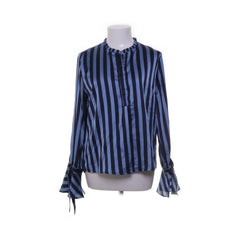 Neo Noir | Blauw, Zwart - Blouse