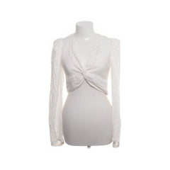& Other Stories | Witte gedraaide crop top
