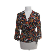 InWear | Blauw, Meerkleurig - Wikkelblouse