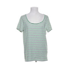 Samsøe & Samsøe | Groen gestreept T-shirt